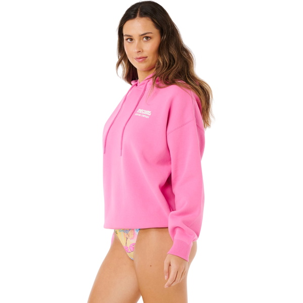 2026 Rip Curl S Surf Puff Heritage Hoodie Til Kvinder 06AWFL - Super Pink